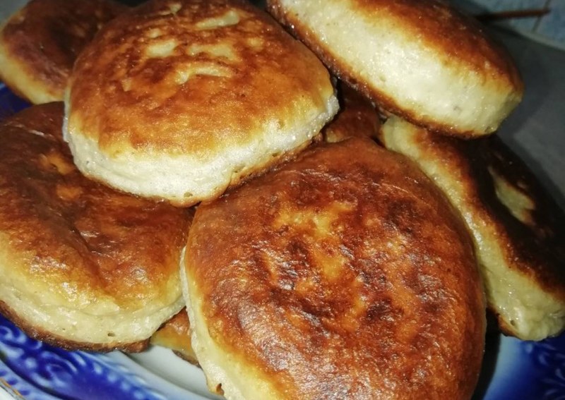 Оладьи дрожжевые пышные
