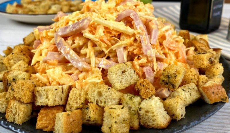 Салат с говядиной и морковью по-корейски