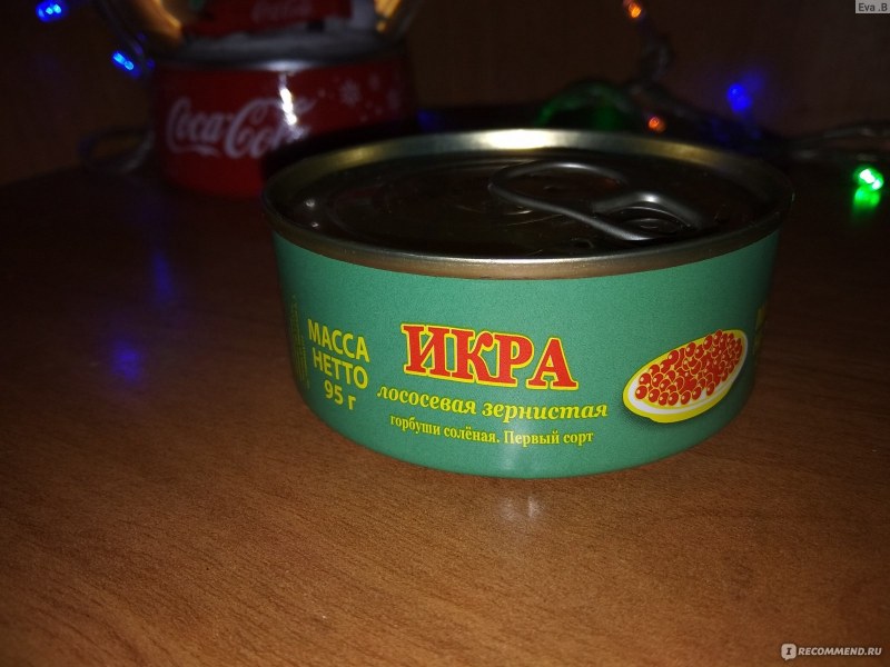 Икра горбуши на новый год