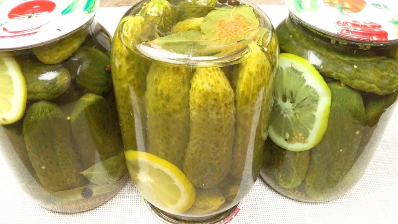 Маринованные огурцы на зиму без стерилизации с уксусом