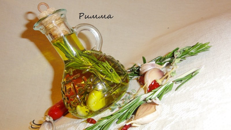 Масло с травами для салатов