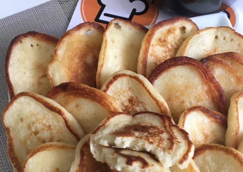 Оладушки на кислом молоке