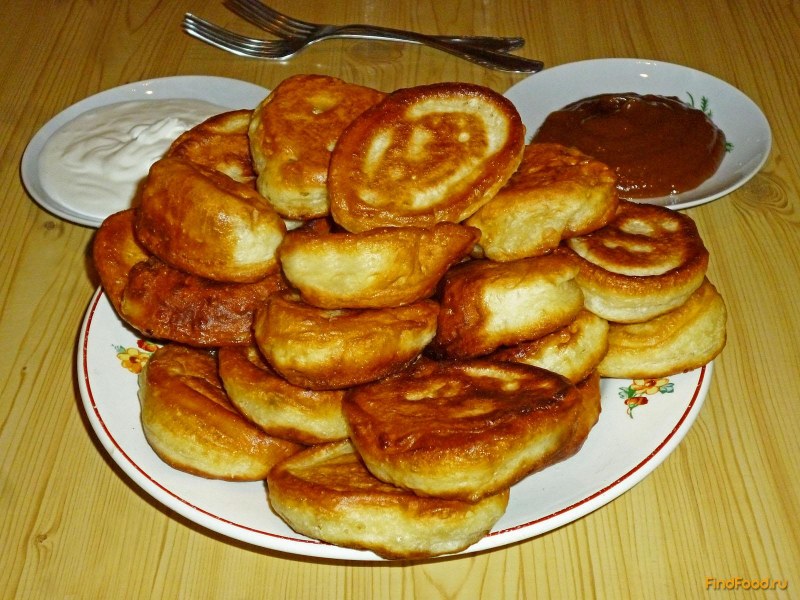 Оладушки на сковороде