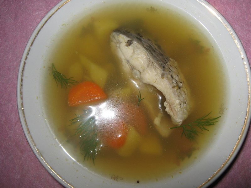 Уха с пшенной