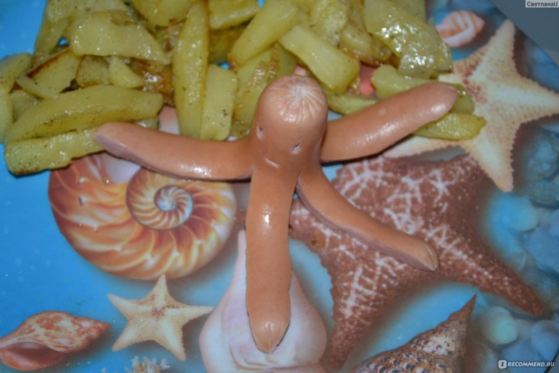 Сосиски Осьминоги