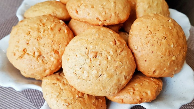 Песочные Колечки с орехами