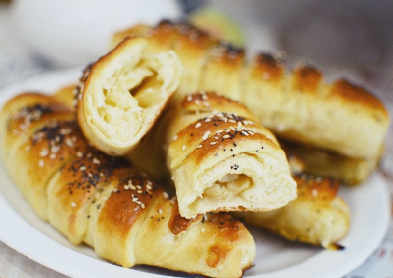 Яблочные булочки