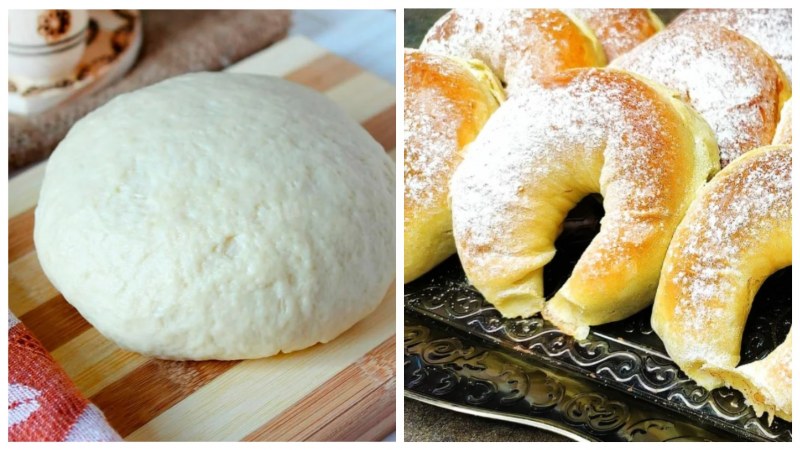 Жареные булочки с яблоками