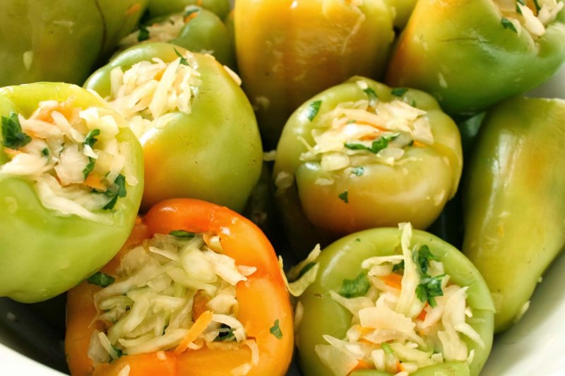 Фаршированные перцы с рисом