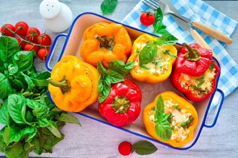 Гогошары фаршированные овощами