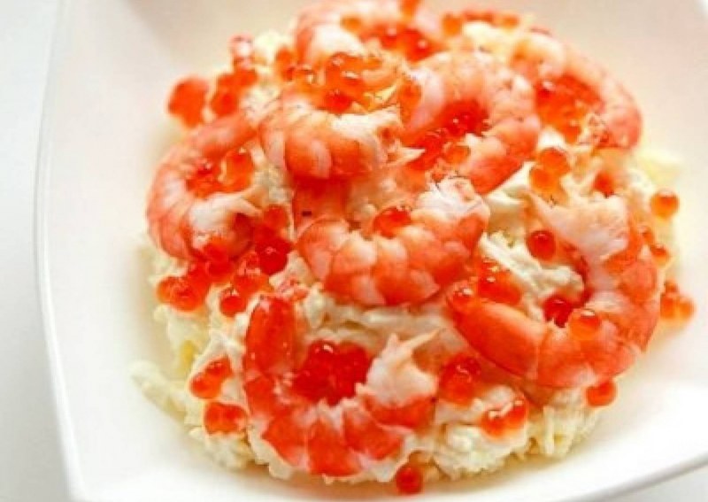 Салат с морепродуктами