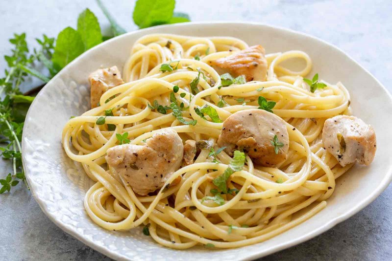 Лингвини с морепродуктами