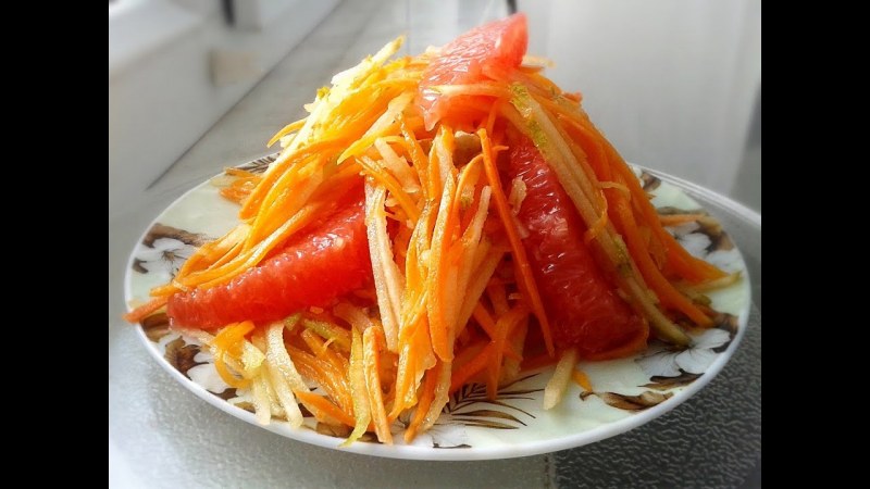 Салат с тыквой и сыром Фета