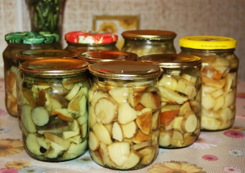 Шампиньоны в банке на зиму