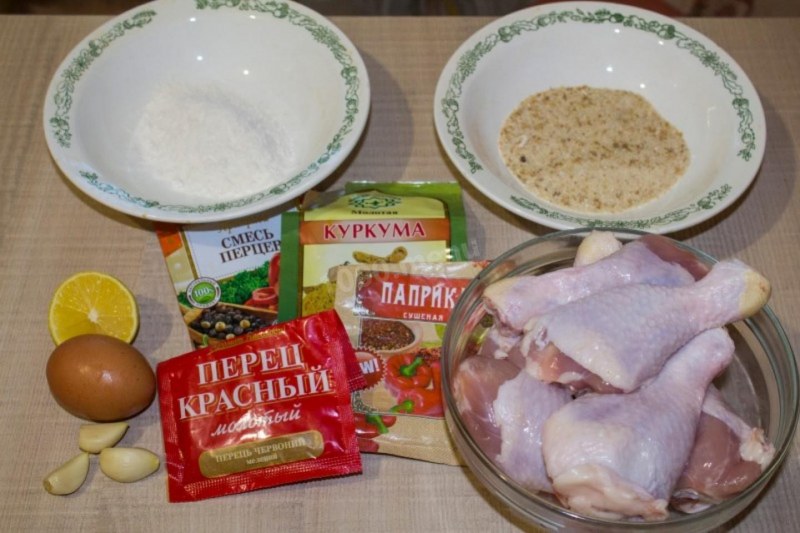 Куриные голени сырые