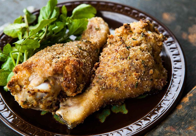 Мясо в сухарях