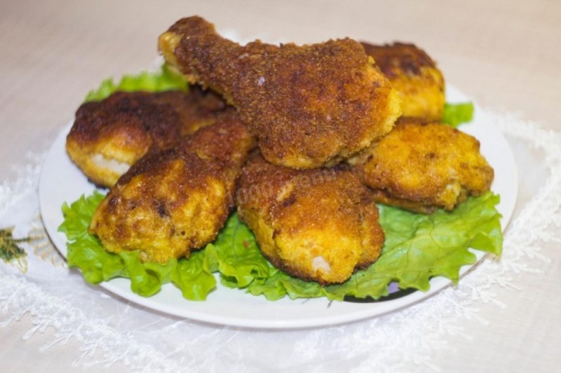 Куриные окорочка фаршированные грибами и сыром
