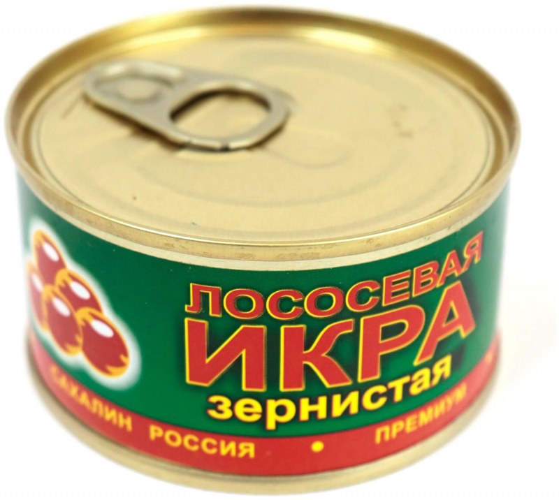 Икра зернистая первый сорт Сахалин рыба
