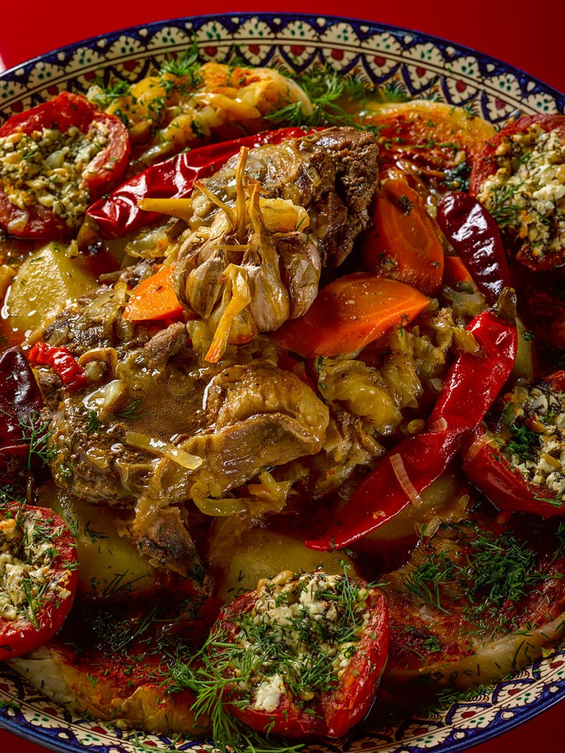 Басма блюдо узбекской кухни