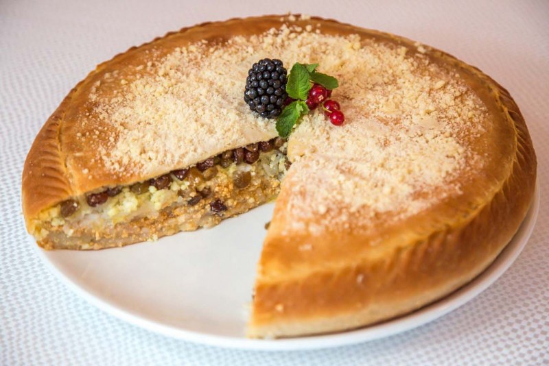 Татарская кухня эчпочмак треугольники