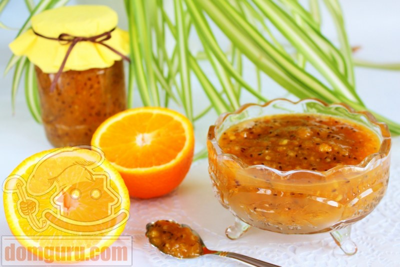 Варенье из крыжовника с грецкими орехами