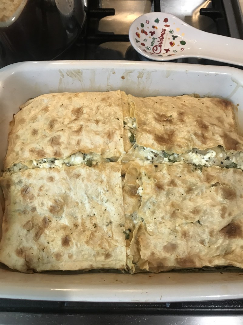 Пирог из лаваша на сковородке