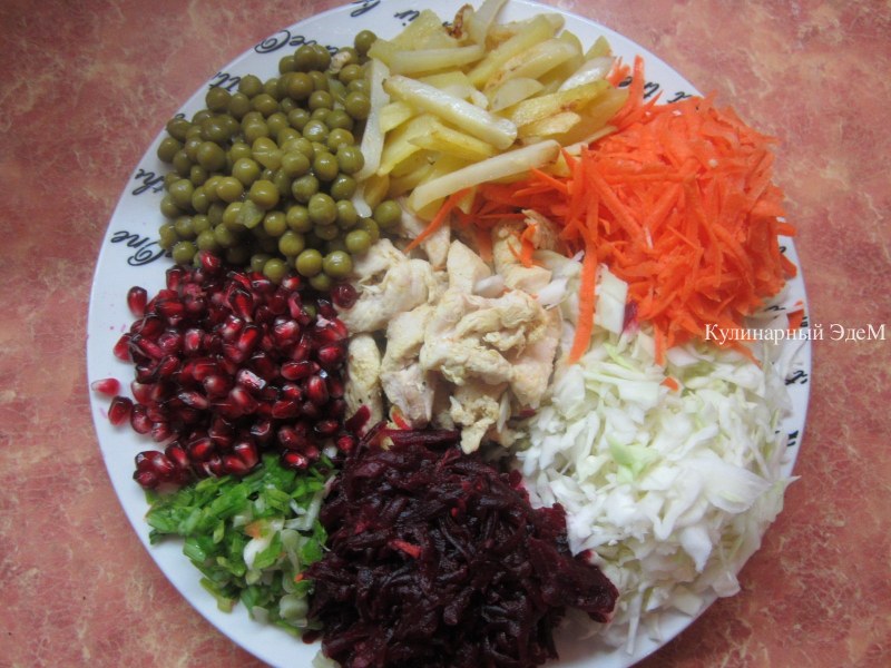 Салат горка