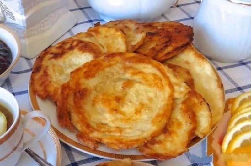Лепёшки на кефире