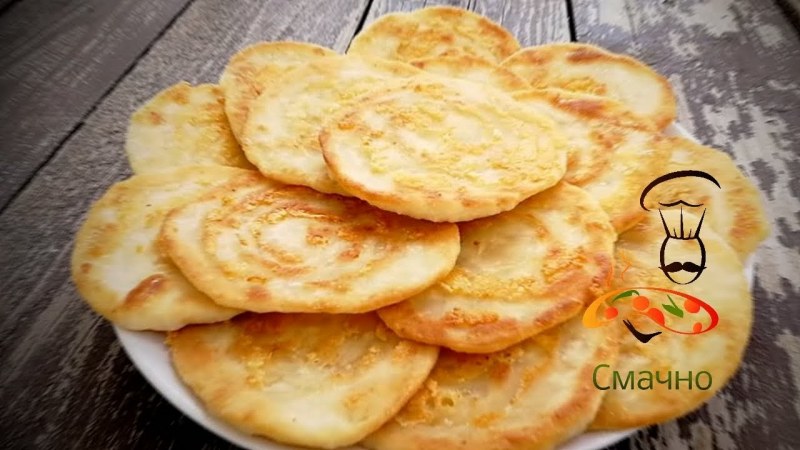 Лепешки кефирные чудушки