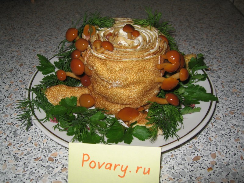 Салат пенек