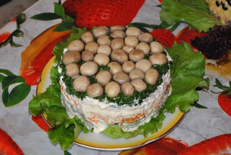 Салат Трухлявый пень