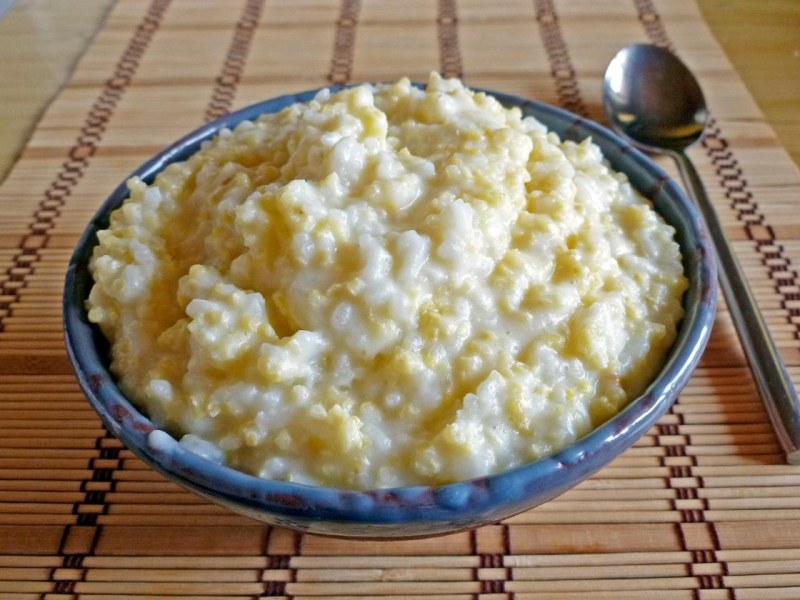 Каша рисовая молочная пшенная каша