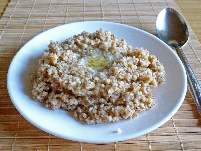 Каша рисовая с маслом