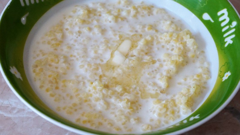 Ячневая пшенная каша