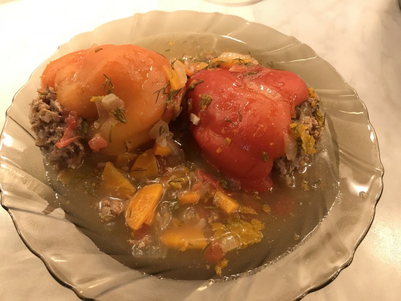 Перцы фаршированные рыбой