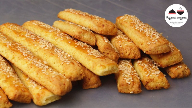 Печенье творожные палочки