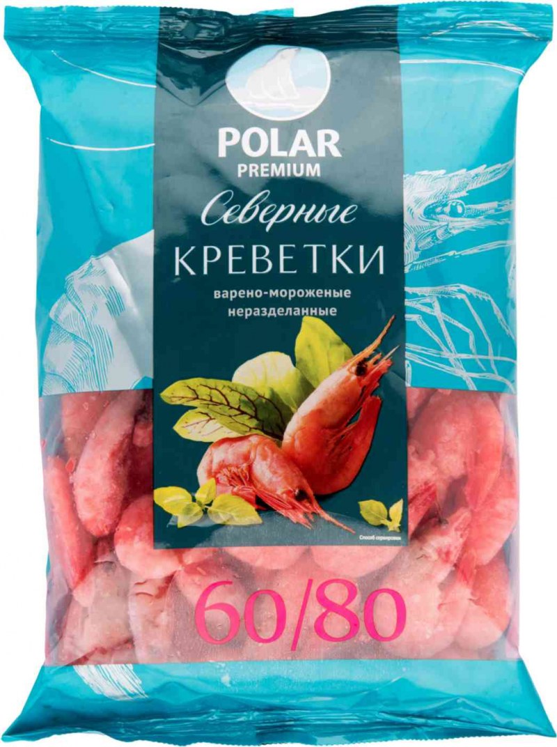 Креветки Северные 70+ Shrimps
