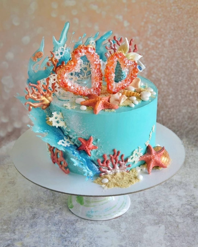 Кораллы из мастики