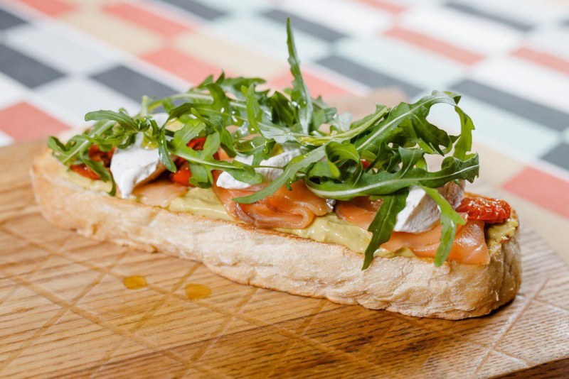 Salmon Bruschetta