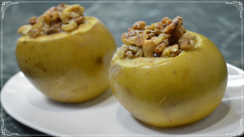 Запеченные яблоки с медом