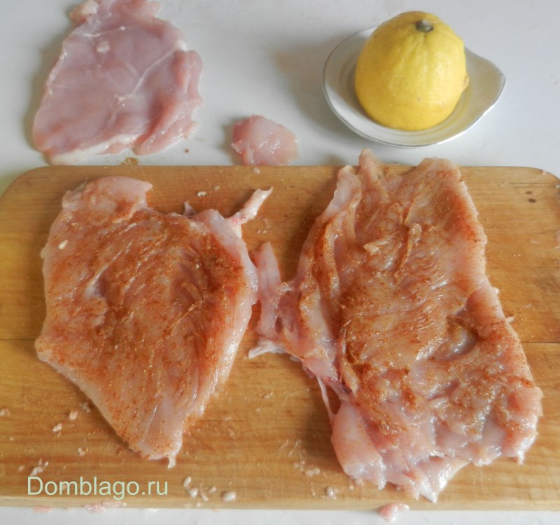Красное куриное мясо