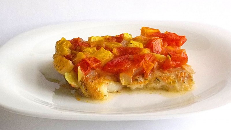 Пангасиус с картошкой в духовке