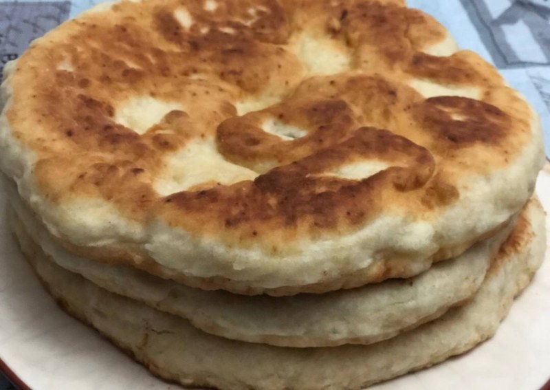 Лепешки кефирные чудушки