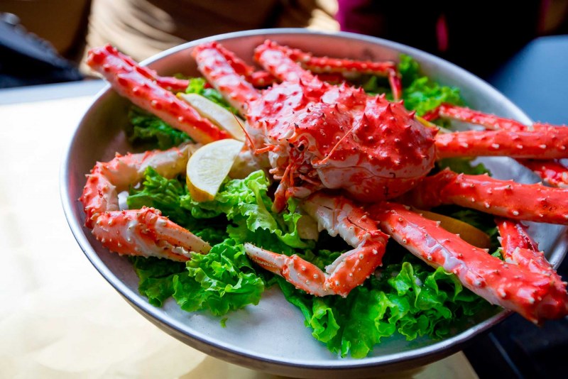 Морепродукты японского моря