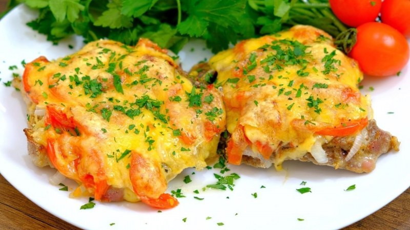 Мясо под сыром