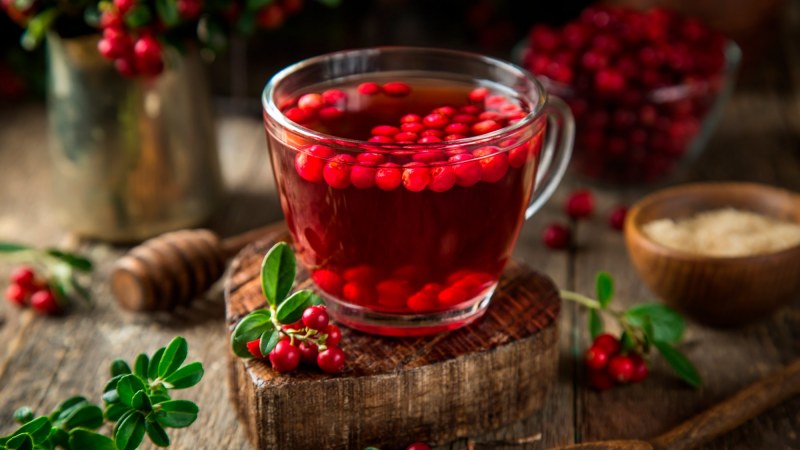 Клюквенный лимонад