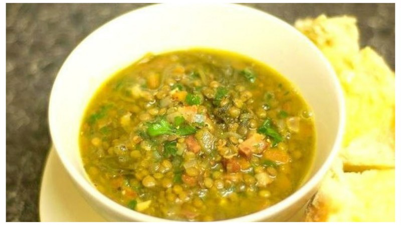 Суп с чечевицей и картофелем с мясом