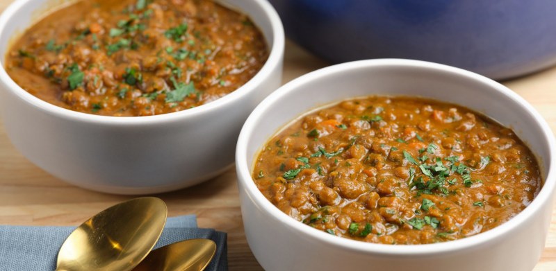 Чечевица с мясом