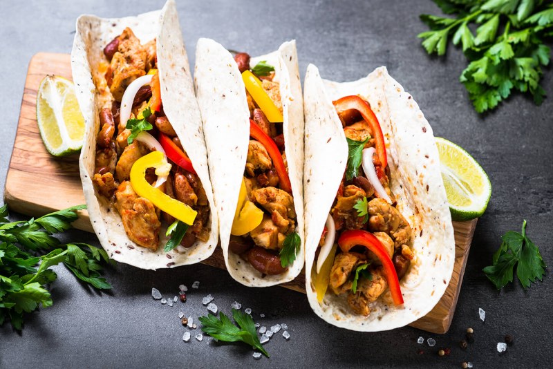 Фахитос Такос Мексиканская кухня