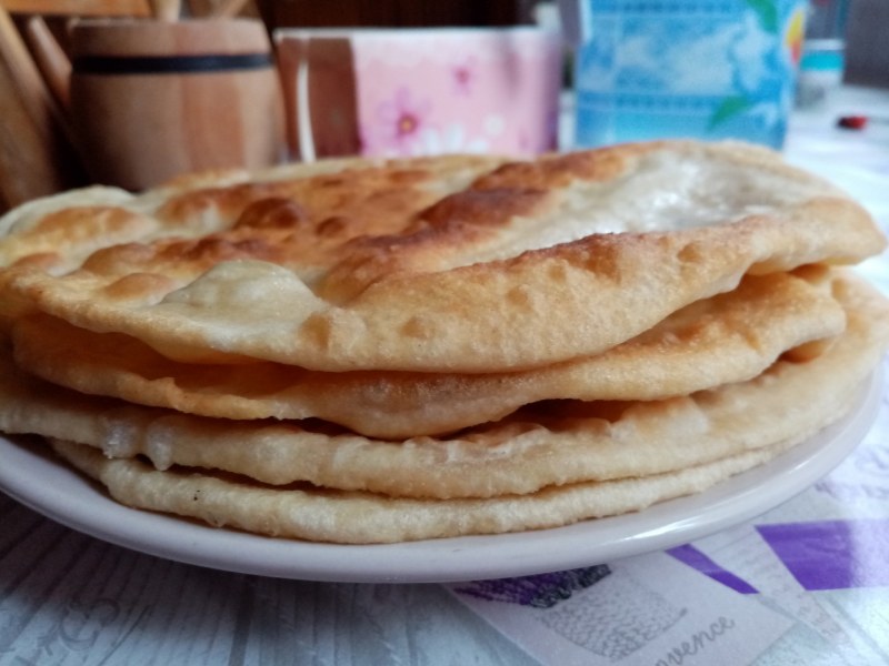 Лепёшки на воде без яиц